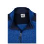 Men's Knitted Workwear Fleece Jacket - STRONG - - white-melange/carbon - 6XL