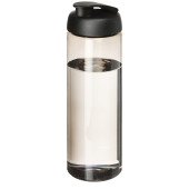 H2O Active® Vibe 850 ml drikkeflaske med fliplåg - Koksgrå/Ensfarvet sort