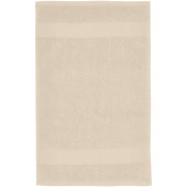 Sophia 450 g/m² håndklæde i bomuld 30x50 cm - Sandfarvet