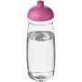 H2O Active® Pulse 600 ml dome lid sport bottle - Transparent/Pink