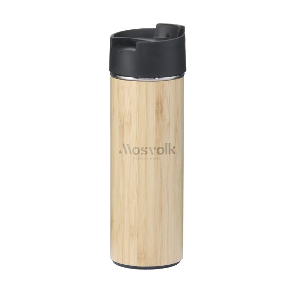Sakura 360 ml bamboo thermo bottle/thermo cup