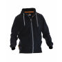 5400 Sweatshirt hoodie zwart/zwart xs