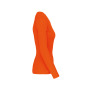 Damessportshirt Lange Mouwen Fluorescent Orange XL