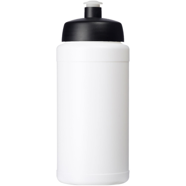 Baseline® Plus 500 ml bottle with sports lid - White/Solid black