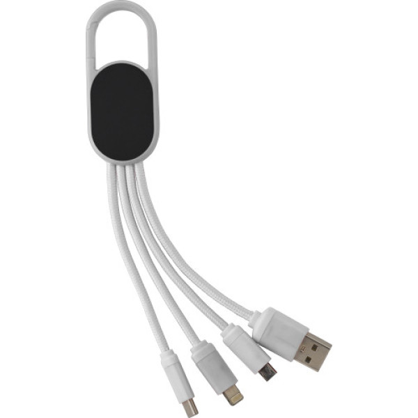 4-in-1 Charging cable set white