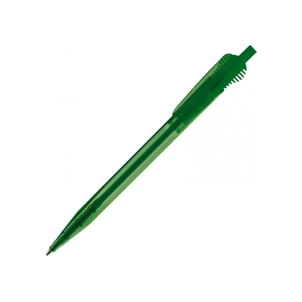 Cosmo ball pen transparent round clippart - Transparent Green