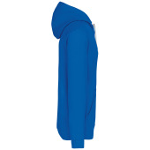 Hooded sweater met contrasterde capuchon Light Royal Blue / White 4XL