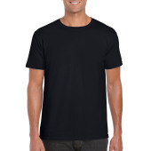 Gildan T-shirt SoftStyle SS for him Black 5XL