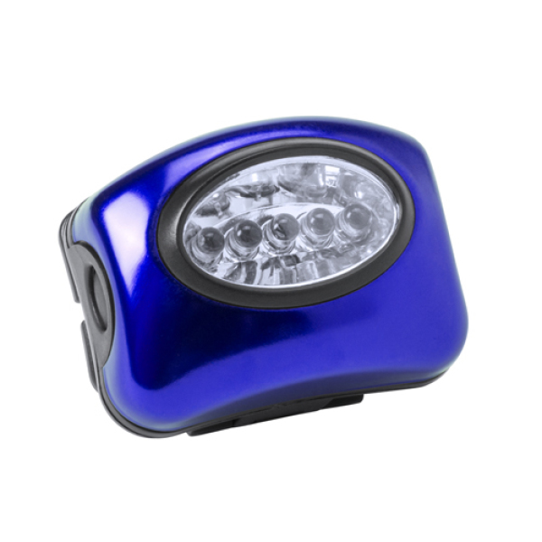 Lokys hoofdlamp aluminium 5 LED verstelbaar