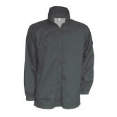 Gevoerde windbreaker heren Dark Grey XL