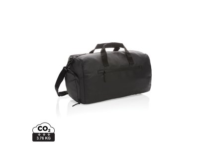 Fashion black PVC vrije weekendtas
