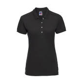 Ladies' Fitted Stretch Polo - Black