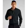 Tailored Fit Business Shirt - Black - 2XL