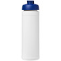Baseline® Plus 750 ml sportfles met flipcapdeksel - Wit/Blauw