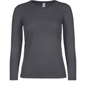#E150 Ladies' T-shirt long sleeves Dark Grey S