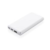 Ultra snelle 10.000 mAh powerbank met PD, wit