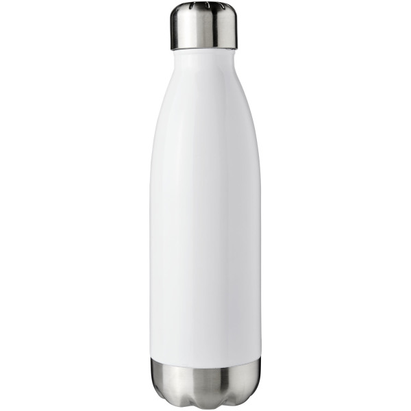 Arsenal 510 ml vacuum insulated bottle - White