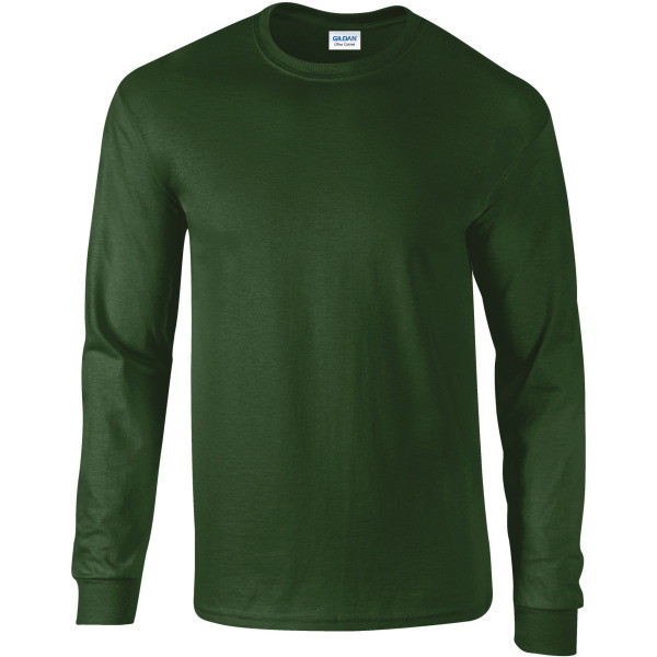 Ultra Cotton™ Classic Fit Adult Long Sleeve T-Shirt Forest Green S