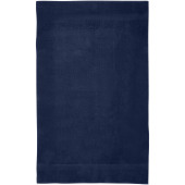 Evelyn 450 g/m² håndklæde i bomuld 100x180 cm - Marineblå
