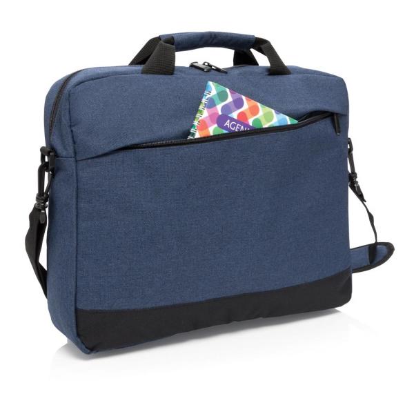Trend 15” Laptoptasche, navy blau, schwarz