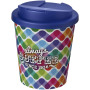 Brite-Americano® Espresso 250 ml tumbler with spill-proof lid - White/Blue