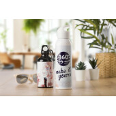 Aluminium fles Santiago rood