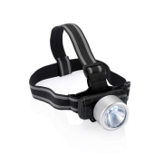 Everest hoofdlamp, zilver, zwart