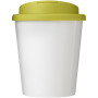 Brite-Americano® Espresso 250 ml tumbler with spill-proof lid - White/Lime