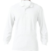 Premium cotton® adult long sleeve double piqué polo Premium cotton® adult long sleeve double piqué polo