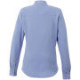 Bigelow piqué dames blouse met lange mouwen - Lichtblauw - XS