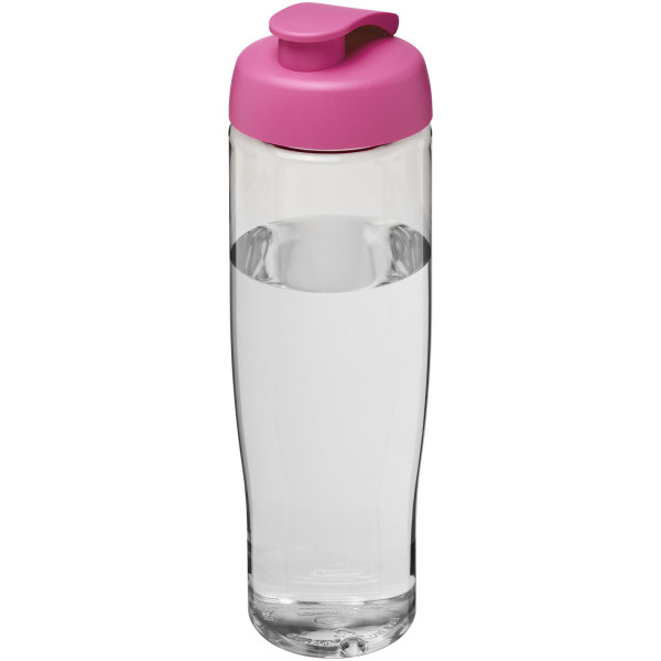 H2O Active® Tempo 700 ml flip lid sport bottle - Transparent/Pink