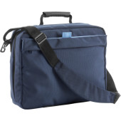 Polyester (1680D) laptoptas blauw