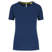 Gerecycled damessport-T-shirt met ronde hals Sporty Navy XXL