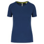 Gerecycled damessport-T-shirt met ronde hals Sporty Navy XS