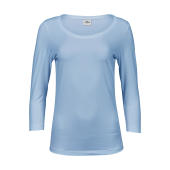 Ladies 3/4 Sleeve Stretch Tee