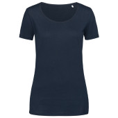 Stedman T-shirt Crewneck Finest Cotton-T for her 533c marina blue L