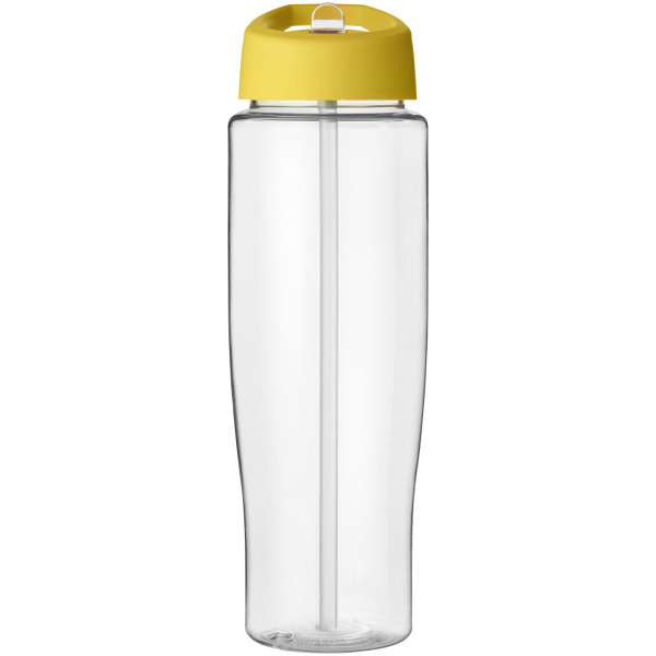 H2O Active® Tempo 700 ml spout lid sport bottle - Transparent/Yellow