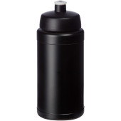 Baseline 500 ml genanvendt drikkeflaske - Ensfarvet sort/Ensfarvet sort