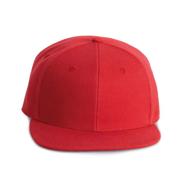6-Panel-Snapback-Kappe Red One Size