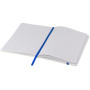 Spectrum A5 notitieboek met gekleurde sluiting - Wit/Koningsblauw