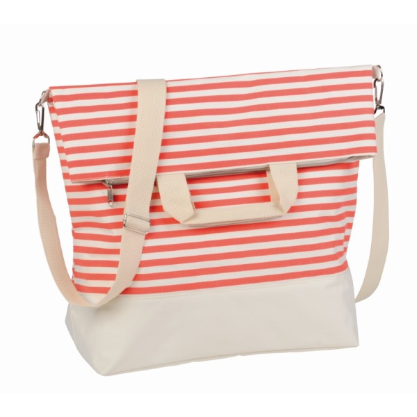 JUIST - Beach bag beige, red JUIST - Beach bag beige, red