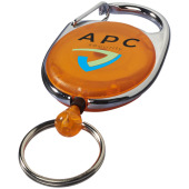 Gerlos sleutelhanger en rollerclip - Oranje