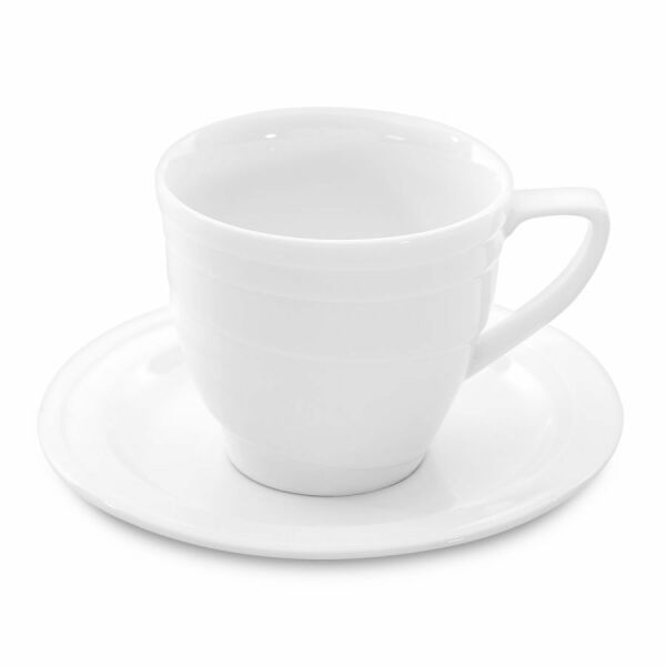 BergHOFF Eclipse 12oz Porcelain Breakfast Cup & Saucer