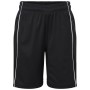 JN387K Basic Team Shorts Junior zwart/wit XXL