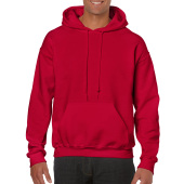 Gildan Sweater Hooded HeavyBlend for him Cherry Red XL