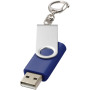 Rotate USB met sleutelhanger - Blauw - 64GB