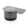 Terra RCS recycled aluminium 5W wireless speaker, grey