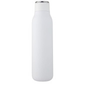 Marka 600 ml koperen vacuüm geïsoleerde fles met metalen lus - Wit