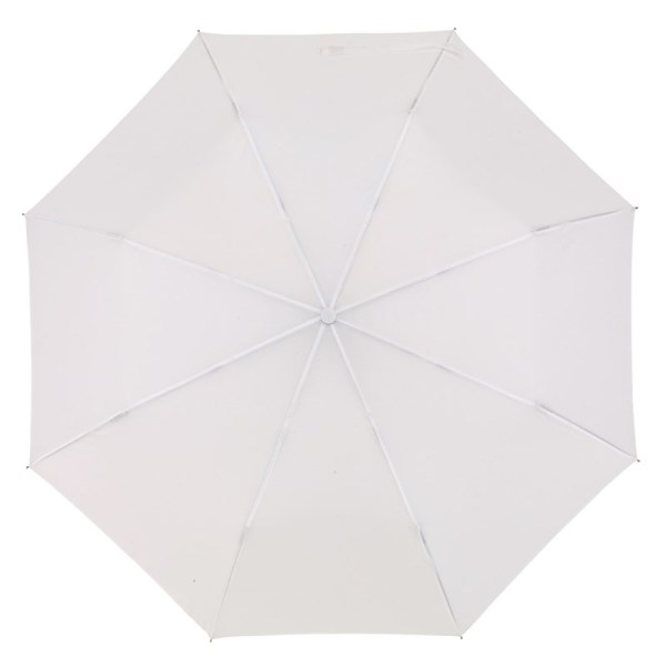 Automatisch te openen uit 3 secties bestaande paraplu, COVER - wit