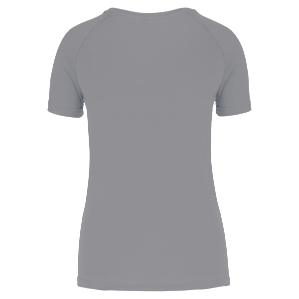 Gerecycled damessport-T-shirt met ronde hals Fine Grey XXL